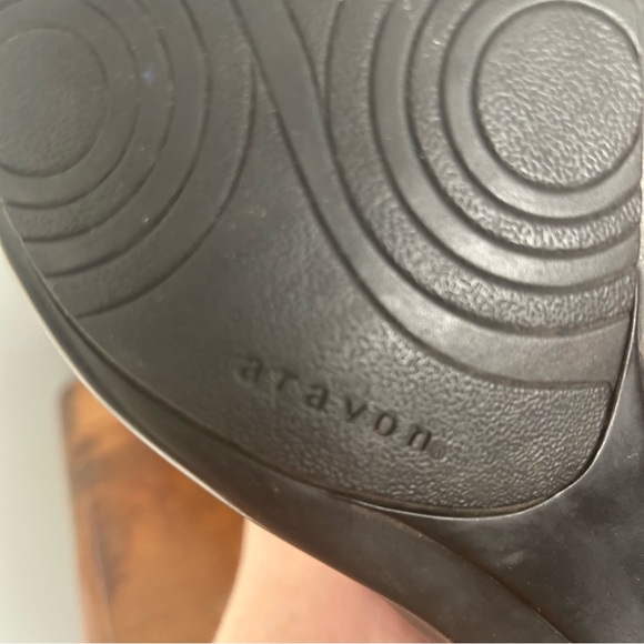 Aravon Red Leather Booties w Zip Closure, Women’s - Picture 10 of 14